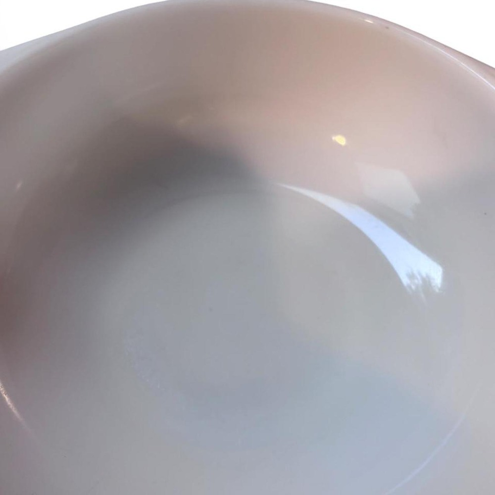 Vintage Pyrex White Milk Glass Casserole Baking Dish 023 1.5 Qt Tab Handles - Picture 4 of 8
